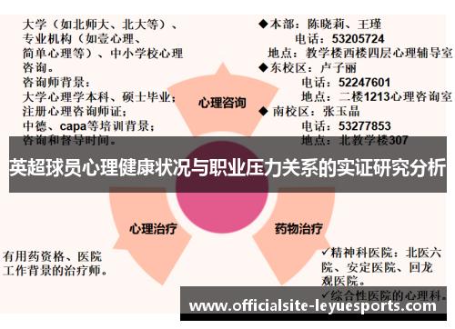 英超球员心理健康状况与职业压力关系的实证研究分析