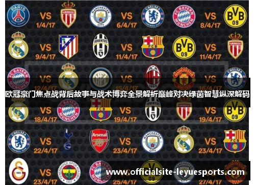 欧冠豪门焦点战背后故事与战术博弈全景解析巅峰对决绿茵智慧纵深解码 欧冠豪门焦点战背后故事与战术博弈全景解析巅峰对决绿茵智慧纵深解码